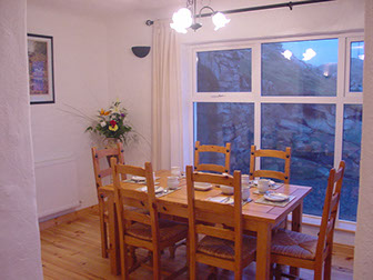 Dining room, Crohy Cottage, Falmore, Dungloe, Co. Donegal